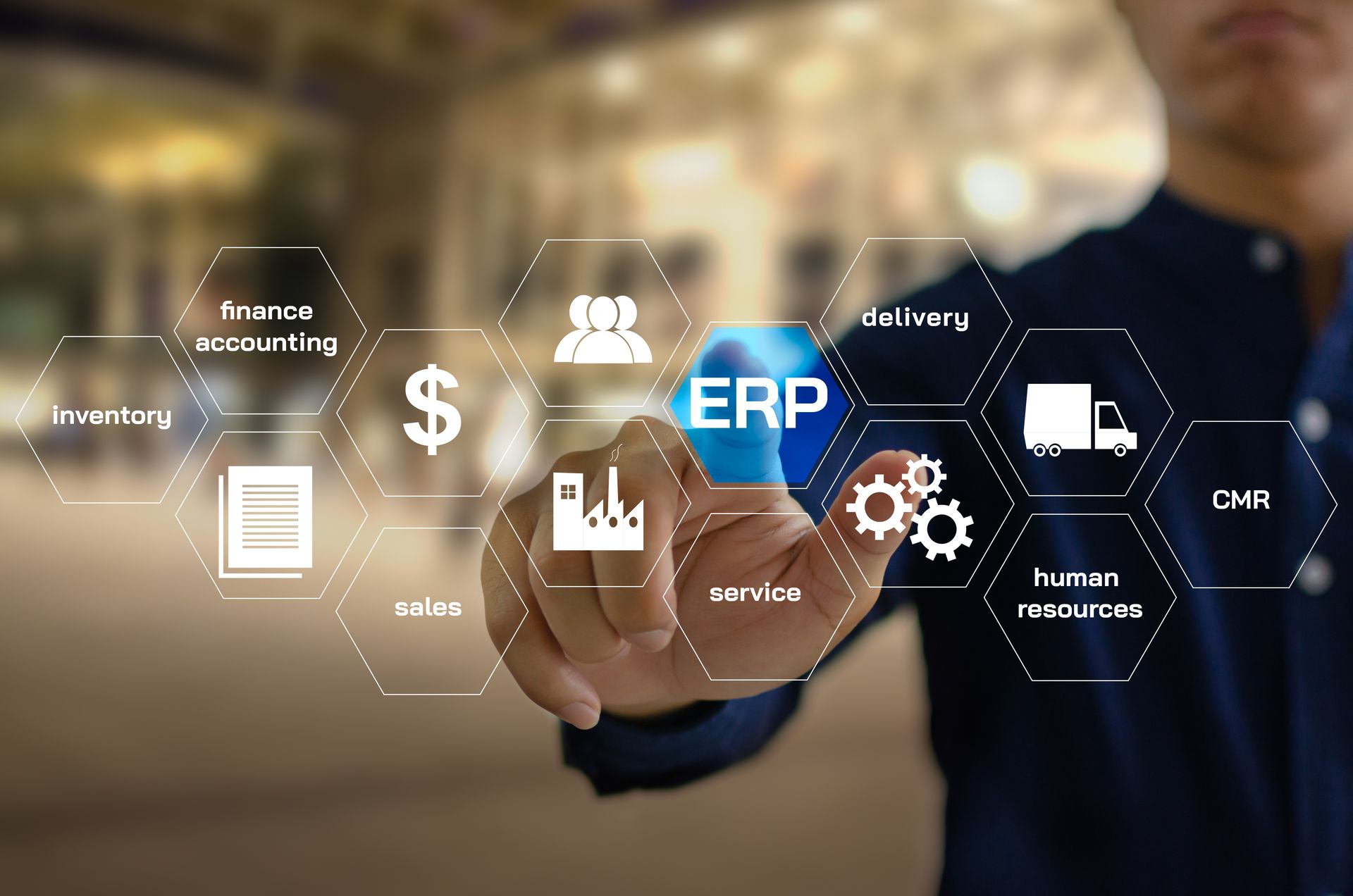 ERP ย่อมาจากคำว่า Enterprise Resource Planning คือ ระบบที่มาช่วยในการบริหารจัดการทรัพยากรในองค์กร